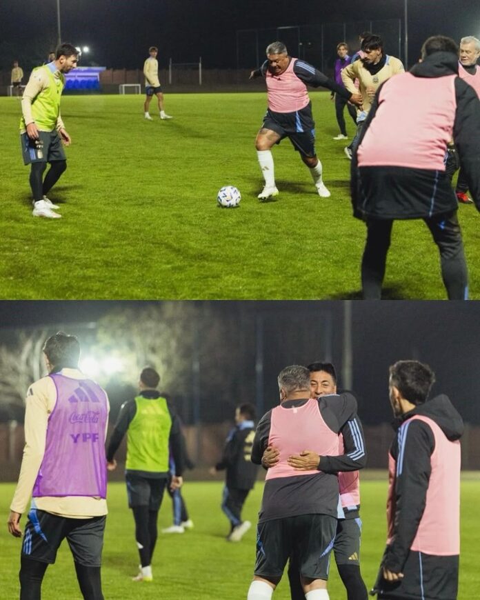 El posteo del Chiqui Tapia, gambeteándolo a Messi: