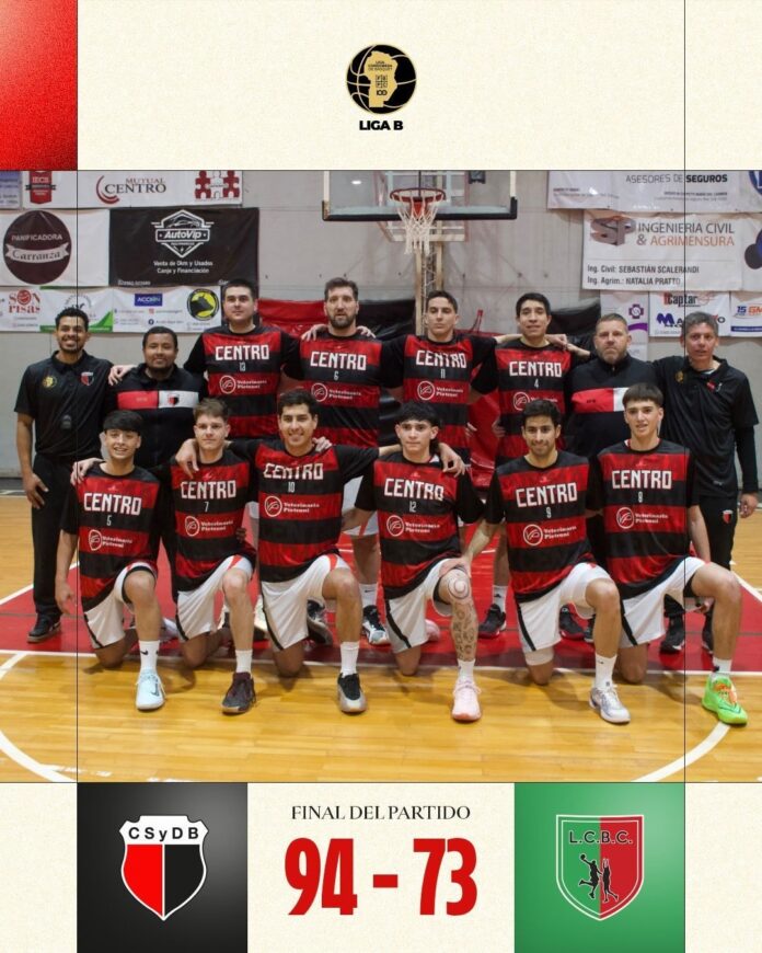 Segundo triunfo de Centro por la Liga Provincial B de Basquet
