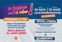 Desde Noviembre se regularán los horarios para las prácticas deportivas en San Francisco