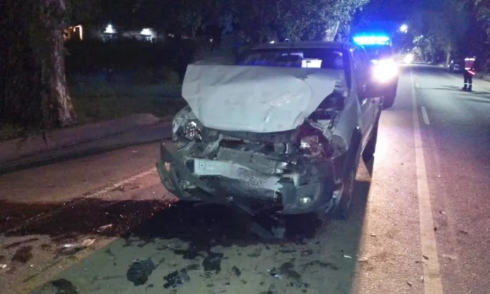 Un conductor con alcoholemia positivo provocó un cuádruple choque