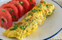 Una tortilla rápida, fácil y nutritiva para la cena, la mejor receta rica en proteínas y súper ligera