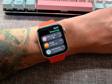 Acabo de enviar un audio de WhatsApp desde el Apple Watch