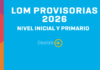LOM: Inscripciones abiertas para el ciclo lectivo 2026, hasta el 22 de noviembre