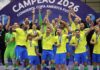 Con un gol al último minuto, Brasil le ganó la final de la Copa América de futsal a Argentina