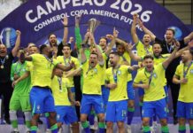 Con un gol al último minuto, Brasil le ganó la final de la Copa América de futsal a Argentina